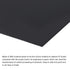 MECCANIXITY ABS Plastic Sheet 10 Inch x 8 Inch x 0.04 Inch, Black Styrene Sheets for Building Model DIY Crafts