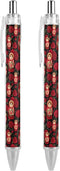 Generic Russian Nesting Doll with Flowers Ballpoint Pens Retractable Cute Ball Point Pen