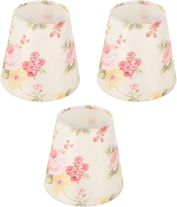 Gsycle Floral Lampshade, Table Lamp Shade Clip On Lamp Shade Cloth Chandelier Floor