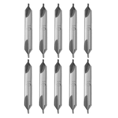 Utoolmart 10 Pcs Center Drill Countersink Lathe Bit Mill Tool - Combined Drills and Countersinks Set Tool