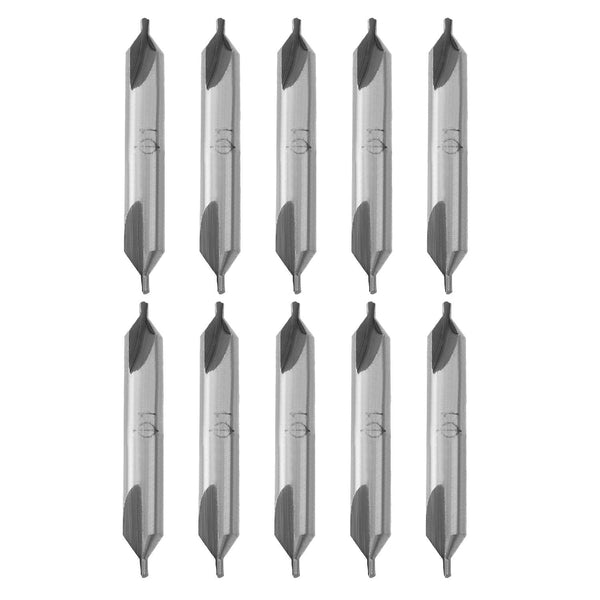 Utoolmart 10 Pcs Center Drill Countersink Lathe Bit Mill Tool - Combined Drills and Countersinks Set Tool