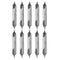Utoolmart 10 Pcs Center Drill Countersink Lathe Bit Mill Tool - Combined Drills and Countersinks Set Tool
