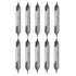 Utoolmart 10 Pcs Center Drill Countersink Lathe Bit Mill Tool - Combined Drills and Countersinks Set Tool