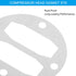 PATIKIL Central Pneumatic Compressor Parts, 2 Sets Replace Freight Air Compressor Head Gasket Kit Reed Valve