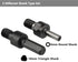 Yakamoz Drill Angle Grinder Adapter with Flange Nut Parts Set, 6mm and 10mm Drill Arbor Mandrel Adaptor
