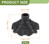 4Pcs 0.63 Inch uxcell Camping Chair Feet, Plastic Furniture Leg Covers for Legs, Anti-Sinking Frog Feet for Outdoor
