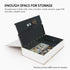 Box,9.5" 6.2" 2.2",France KYODOLED Diversion Book Safe with Combination Lock, Secret Safe Metal Lock Box, Money Storage
