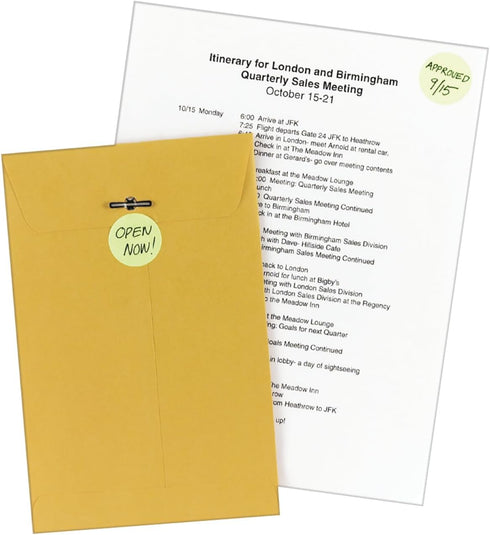 Avery Self-Adhesive Removable Labels, 1.25 Inches Diameter, Yellow Neon, 400 per Pack