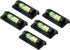 AureateLiving 40Mm 2 5 Pack(5pcs) Bubble Level With Magnetic Base For Photo Frames And TV Stands, Precision Calibration