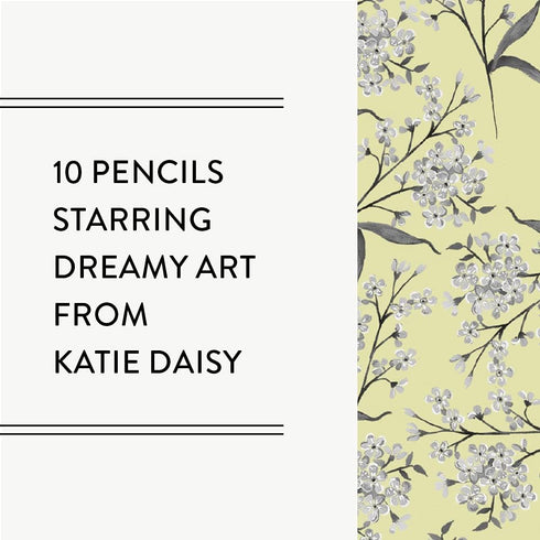 Moonflower: 10 Graphite Pencils by Chronicle Books