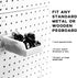 30 Pcs Pegboard Accessories Organizer Kit - Includes Pegboard Storage Basket, Shelf, Organizer Bins, Cup Holder