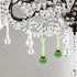 2pcs Wedding Decor Crystal Chandelier Hanging Crystal Icicle Pendant Chandelier Teardrop Prisms Drops Lamp Candle