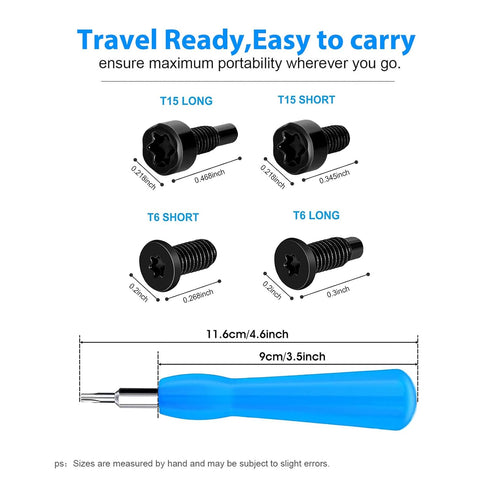 Replacement Ring Doorbell Blue Screwdriver T6 T15 & 20Pcs Screws for Ring Doorbell Models