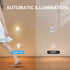 Hiwrolat Dimmable 2 Pack Motion Sensor Night Light, LED Warm White Type-C Rechargeable Battery, for Hallway, Bathroom