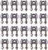 Eowpower 20 Pieces Stainless Steel M3 Wire Rope Cable Clip Clamp, 3 mm
