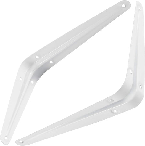 24 Pack 6 8 Inches KEILEOHO x Shelf Brackets, Heavy Duty L Metal Wall Corner Angle Shelf Brackets with Screws, Bracket