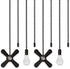 Set 4pcs 3mm 12 inches 2Pcs 36 inches 8Pcs Ceiling Fan Pull Chain Diameter Beaded Ball Pendant Decorative Extension