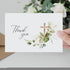 50 5 4 6in Communion, Thank You Cards with Envelopes, Watercolor Greenery Cross Designs x Blank Inside Thank You Card