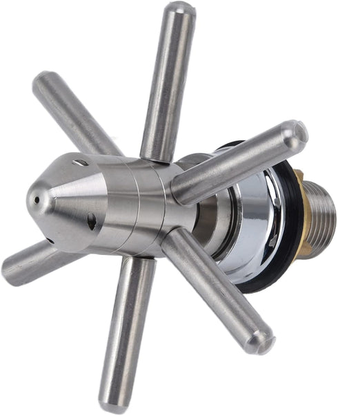 Sink glass rinser, stainless steel kitchen cup washer with star shaped base, for bar restaurant coffee shop home milk