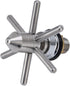Sink glass rinser, stainless steel kitchen cup washer with star shaped base, for bar restaurant coffee shop home milk
