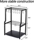 YueTong Garden Tool Organizer Heavy Duty, Yard Tool Tower Rack for Long Handle Tools, All Metal