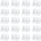 HARFINGTON 20pcs Plastic Corner Braces 34 x 20 x 20mm L-Shape 90