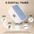 Adiding Ultrasonic Jewelry Cleaner, 1000mL (33.8oz) Sonic Retainer Cleaner with 5 Digital Timer and Degassing