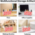 Ainavmxzs 4 Funny Cute Healthy Teeth Acrylic Clear Brush Holder With Compartments Organizer For Vanity Vanity Brush