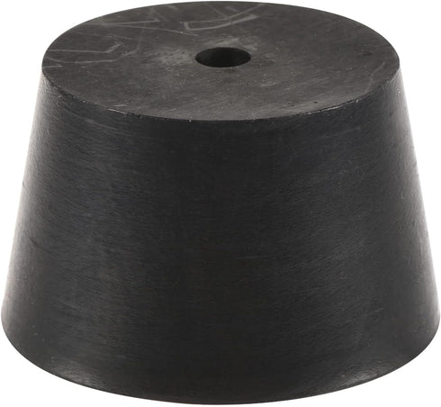 MECCANIXITY Rubber Tapered Plug 33mm to 41mm with Hole for Test Tubes Bungs Stopper, Black