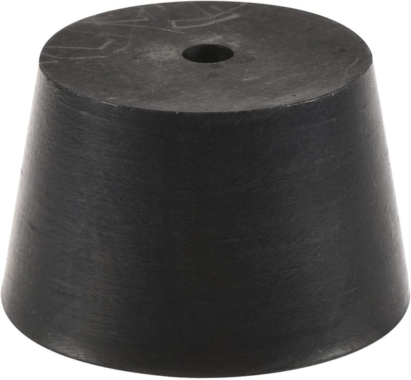 MECCANIXITY Rubber Tapered Plug 33mm to 41mm with Hole for Test Tubes Bungs Stopper, Black
