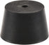 MECCANIXITY Rubber Tapered Plug 33mm to 41mm with Hole for Test Tubes Bungs Stopper, Black