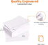 A8 (Pack 1000) Amazon Basics Ruled Index Cards - White