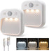 DAMI Motion Sensor Night Lights Rechargeable with Timer, Battery Cabinet Light with