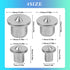 Dowel Pins Center Point Set Dowel Tenon Center Transfer Plugs Dowel Marker Set, Doweling Centering Pins Transfer Plugs Drill Hole Tool for Woodworking Tool Accessories (20 Pcs 1/4 5/16 3/8 1/2 Inch)