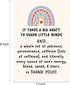 TTBDKKDM Thank You Teacher Card, Appreciation Greeting Cards for Teachers, It Takes A Big Heart to Shape Little Minds