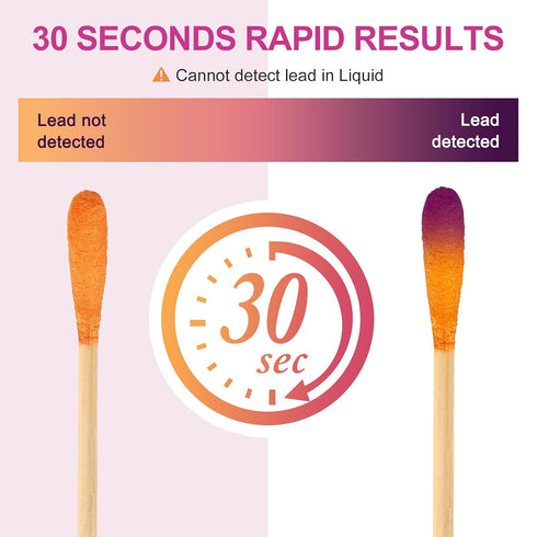 60 30s (60) AAwipes Lead Test Kit Swabs Enhanced Lead Testing Formulation At Home Lead Paint Test Kit Testing for Paint