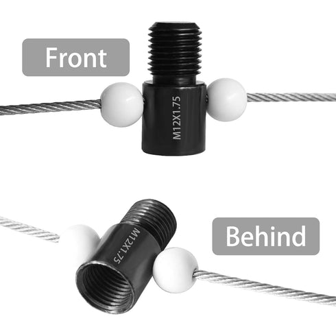 Nut & Bolt Thread Checker - 26 Male/Female Gauges for 14 Inch & 12 Metric Thread Size Identification