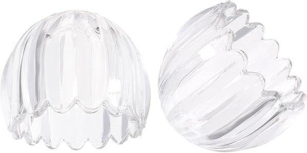 Shenmoyl Tulip Lamp Shades Replacement, 5" Dia. * 4.25" H Clear Glass