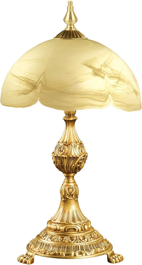 PATIKIL 2" 2 Set 1/4-27 Tall Brass Lamp Finials Cap Knob, Lamp Screw Holder Tapped for Table and Floor Lamp Shade