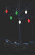 WP900 Battery Powered Hanging Decorative Outdoor Light, 8 Inch C9 Bulb Style with Sensor, Single