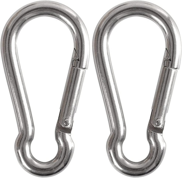 Heavy Duty Carabiners - 3.5" 660LB Weight Capacity Per Clip - Strong