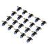 20Pcs M5 Pneumatic Air Flow Speed Control Valve Hose Fitting Quick Connector 360 Rotation