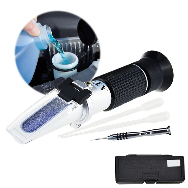 Battery Coolant Refractometer for Ethylene Glycol: -60°C ~ 0°C and Propylene Glycol: -50~0°C with ATC