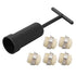 G9 Bulb 5Pcs Pack GLOGLOW Nan Light Base Socket, High Temperature Resistance Ceramic Lamp Holder, Mini Spring Mechanism