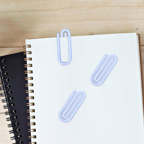 SEWACC 60 Pcs Large Plastic Paper Clips for Office School Paperwork