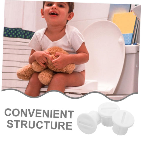 OUNONA 3pcs Toddler Toilet Seat Attachment Plastic Training Screws Potty Step Stool Sturdy and Decorative Easy