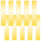 16 Pieces Brass Sheet, Shim Stock Assortment, 6" Length x 1" Width, Various Thicknesses