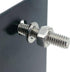 16PCS 304 Stainless Steel Post Attachment Kit, Sign Mounting Hardware, Bolts and Nuts for U Channel Post