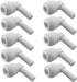 Water Pipe Stem Elbow Connector for 1/4" Tubing, 90 Degree Push to Connect Fittings, Pack of 10
