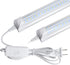 AQIQUUT Led Shop Light 2ft, Led Shop Light,25W 6500K 3200LM Clear Cover,T8 LED